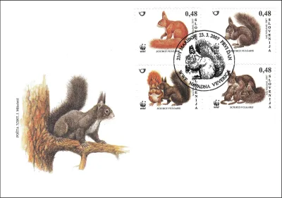 ŽIVALSTVO - NAVADNA VEVERICA WWF